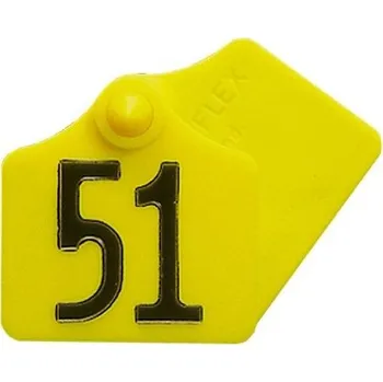 Ušní známky bez popisu 25ks/bal velikost 1