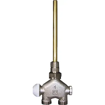 Ventil Herz Jednobodová armatura VUA-40 přímá, pro 1-trubkové soustavy Dimenze: 1/2", KVS: 2,0, #1778641: Jednobodová přímá armatura VUA-40 pro 1-trubkové soustavy