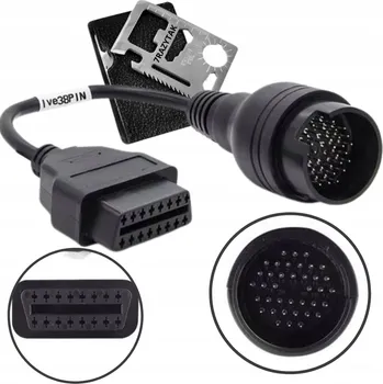 Autoelektronika DIAGNOSTICKÝ KABEL ADAPTÉR OBD2 16 PIN NA 38 PIN PRO VOZIDLA IVECO +