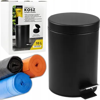 Odpadkový koš Odpadkový koš Karl Hausmann 10 l černý
