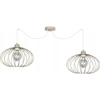 Závěsné svítidlo do obývacího pokoje PAJĄK CORA béžové stropní lustr stropní svítidla LED