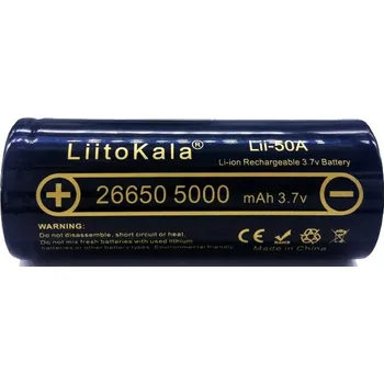 Článková baterie Liitokala INR26650-50A 1 ks