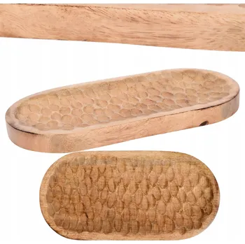 Obraz DEKORATIVNÍ PODLOŽKA ZE DŘEVA MANGA - VYSOKÁ - NA MÝDLO, KLÍČE, DEKORACE