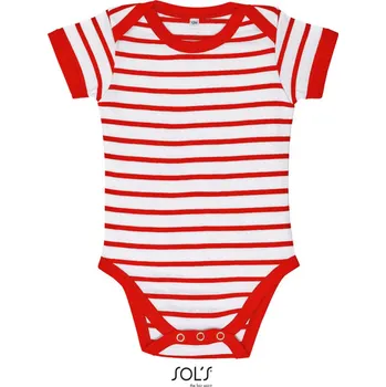 Chlapecké kalhoty SOL's Collection Body Miles Baby, dětské COT25140190375-white/red Bílá/červená 3-6