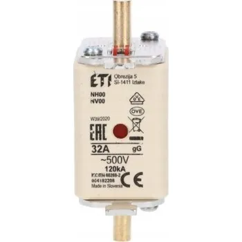 Pojistková vložka KOMBI NH00 gG 32A/500V /3 ks/ | 004182208