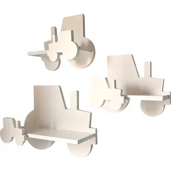 police Police Traktory sada 3 ks zemědělská vozidla traktůrky do pokoje pro děti