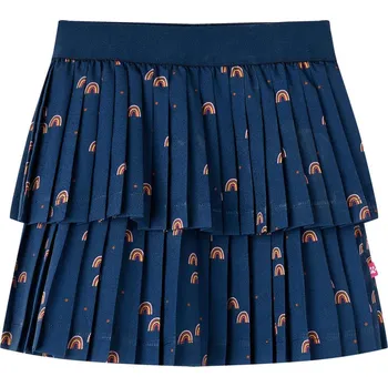 Dívčí sukně vidaXL Dětská sukně námořnicky modrá 128 [15099]