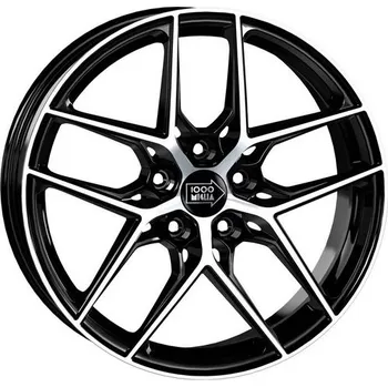 Disk Alu kola 1000 MIGLIA MM1004 gloss black polished 8,5x20" 5x112 ET35 66,5