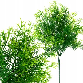 umělá květina VĚTVIČKA UMĚLÁ ZELENÁ HUSTÁ DEKORATIVNÍ DO KYTIC LISTY DEKORACE