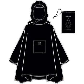 Pláštěnka Nepromokavé pončo pro dospělé VIKING Vesper černé