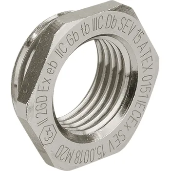 Rozvaděč AGRO Redukce Ex e II, mosazná, šestihranná, M32 / M20 AG-EX3500.32.20