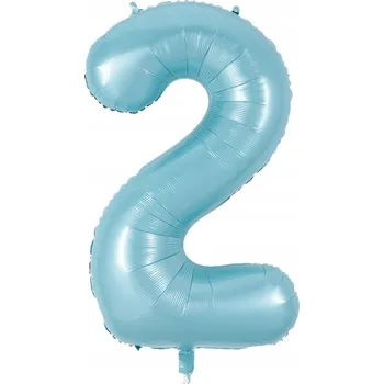 Balónek Fóliový balónek Číslice 1 modrá, velikost 40"