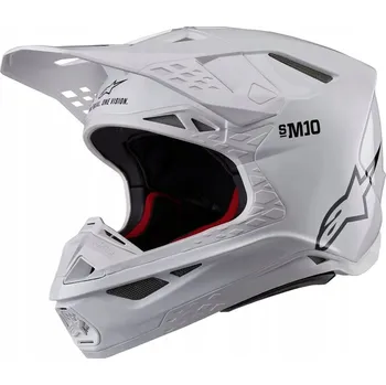 Helma na motorku Přilba Alpinestars SM10 Supertech M10 Solid white XS