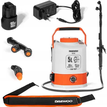 Postřikovač Akumulátorový postřikovač DAEWOO DSA 5Li + AKUMULÁTOR + NABÍJEČKA
