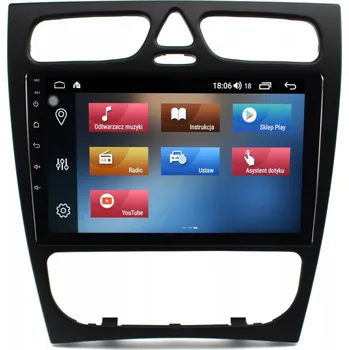 Autorádio RÁDIO S NAVIGACÍ MERCEDES BENZ TŘÍDA C W203 2000-2005 ANDROID