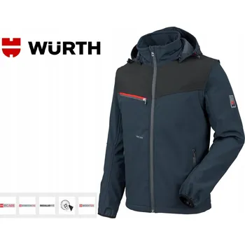 SOFTSHELLOVÁ BUNDA WURTH STRETCH X GRANÁTOVÁ, VELIKOST M