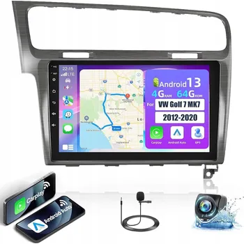 GPS navigace AUTORÁDIO NAVIGACE GPS LTE VW GOLF 7 MK7 12-20 ANDROID