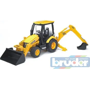 Hračka BRUDER 02427 (2427) Traktor JCB MIDI - čelní nakladač + bagr | AS84