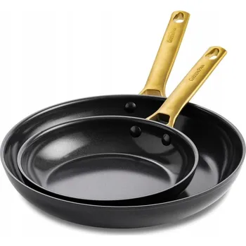 Pánev Keramické pánve PADOVA Black 20 cm + 26 cm GreenPan
