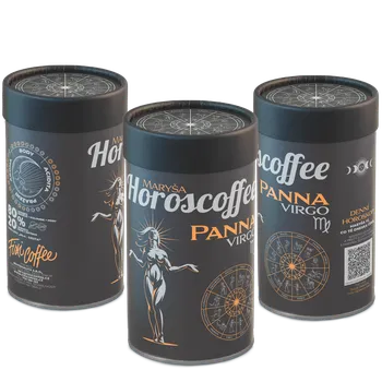 Káva Fixi Horoscoffee – Panna – káva dle znamení horoskopu zrnková / papírová tuba / 250 g