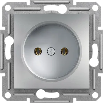 Elektrická zásuvka Elektrická Zásuvka Schneider Electric stříbrná