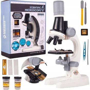 Vzdělávací mikroskop pro děti s až 1200x zvětšením Sada Stator U453