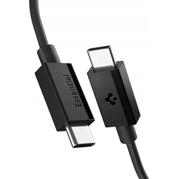 Datový kabel USB-C kabel na USB-C, Spigen Essential EB6010CC, 60W, 3A, 480 Mb/s, PD, 1 m