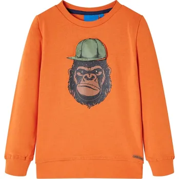 Chlapecká mikina vidaXL Dětská mikina 92 [13194] Barva: Oranžová