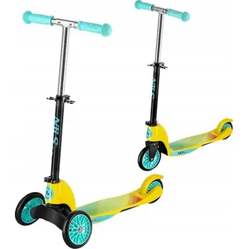 Koloběžka Limetková koloběžka pro děti – tříkolová i dvoukolo Nils Fun HLB202