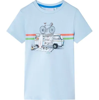 vidaXL Dětské tričko 104 [12045] Barva: Modrá