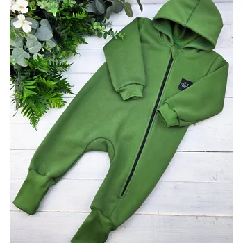 Dětský overall Kulišárny Overal široký WARM ZELENÁ VELIKOST: 74