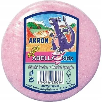 Abella Akron Kids koupelová houba 10 x 9,5 x 4,5 cm