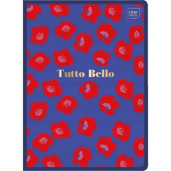 Sešit Sešit A5 s mřížkou Interdruk 60 listů Metallic Tutto Bello 1 ks