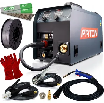 Svářečka Bezpłomieniowa spawarka MIG/MAG PATON EuroMIG MMA TIG Lift Zestaw FLUX