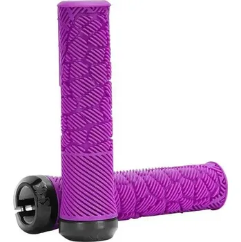grip Gripy na řidítka kola TPR 145mm s objímkou Enlee fialové