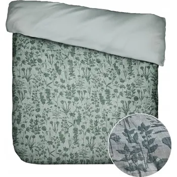 Povlečení Essenza Povlečení 160x200 cm bavlna bavlněný povlak na přikrývku zelený