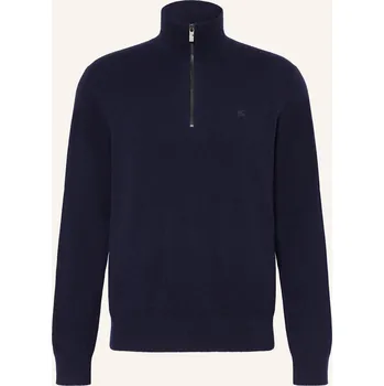 Pánský svetr Burberry Pánský Svetr Troyer Z Kašmíru, tmavě modrá, M