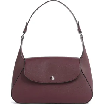 Lauren Ralph Lauren Schylar Medium - Taška přes rameno v vínová, kůže, 50542669 | Kabelky pro ženy & muže