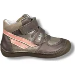 Dětské kožené boty, Ponte20 - Hnědá - 26