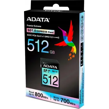 Paměťová karta Adata Paměťová karta SDXC 512GB SD Express 7.0