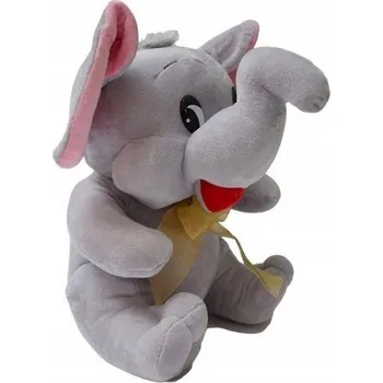 plyšák DÍVČÍ Plyšák HRAČKA MEDVÍDEK Plyšový Mazlíček Přítulníček Plyšáci PLYŠOVÁ ZVÍŘATA Slon s hlasem 28cm