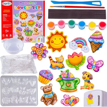 kreativní sada Kreativní sada Magnetky DIY Vyrob si sám Zvířátka