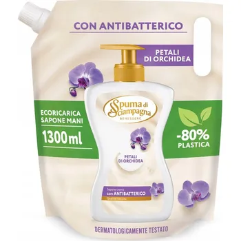 Mýdlo Spuma di Sciampagna Petali Orchidej Tekuté mýdlo – náhradní náplň (1,3 l)