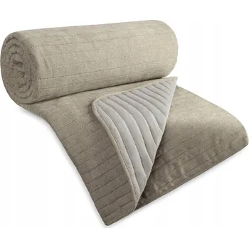 Přehoz na lůžko Přehoz na postel Eurofirany polyester 220 cm x 240 cm béžový