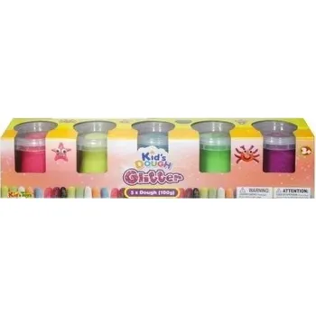 Modelovací hmota Třpytivá Modelovací Hmota 5 kelímků