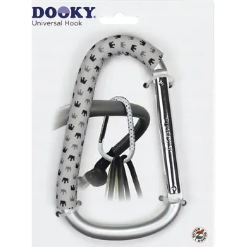 Věšák Univerzální háček na kočárek pro zavěšení tašky Dooky