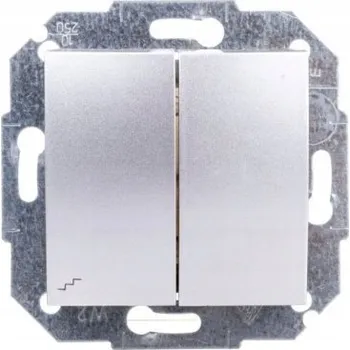 vypínač Schodišťový vypínač Klasik Elektro-Plast Nasielsk stříbrný 1718-16