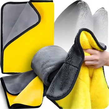 Ručník na Auto z Mikrovlákna 90x60 cm - Extra Savý na Sušení Laku