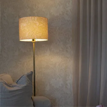 Lampička PR Home Stojací lampa Amy, žlutá/zlatá, výška 150 cm, textil, E27 žlutá, zlatá 1 x 25 W LED - Doprava zdarma