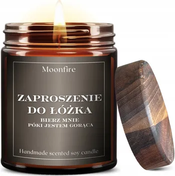 Svíčka Sójová vonná svíčka Pozvání do postele Moonfire 1 ks